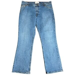 Levi Strauss Signature Women's 34x31 Mid Rise Classic Boot Cut Jeans Western Y2K